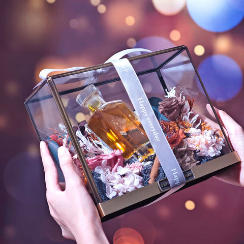 情人節永生花威士忌禮盒 (100ml)