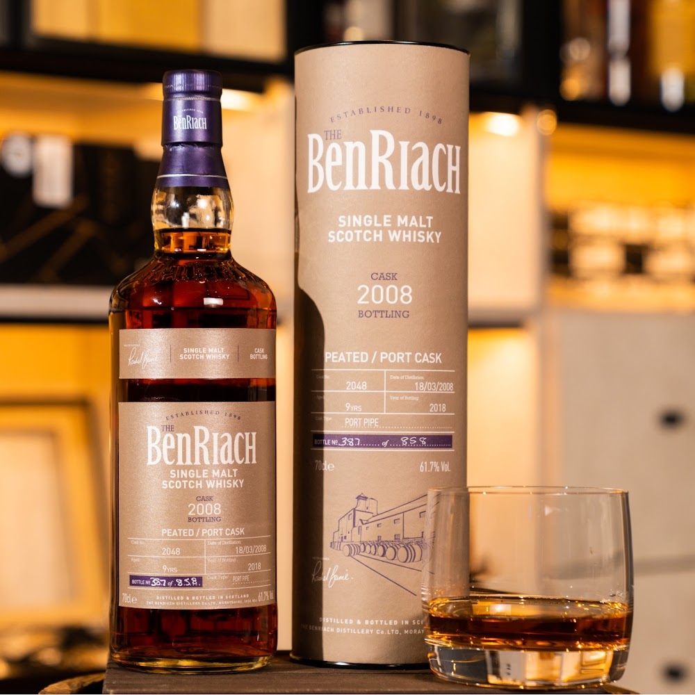 Benriach 9 Years Old Peated Single Port Cask 2008